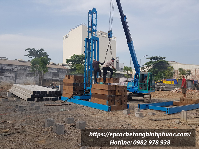 ÉP CỌC BÊ TÔNG THÀNH PHỐ ĐỒNG XOÀI